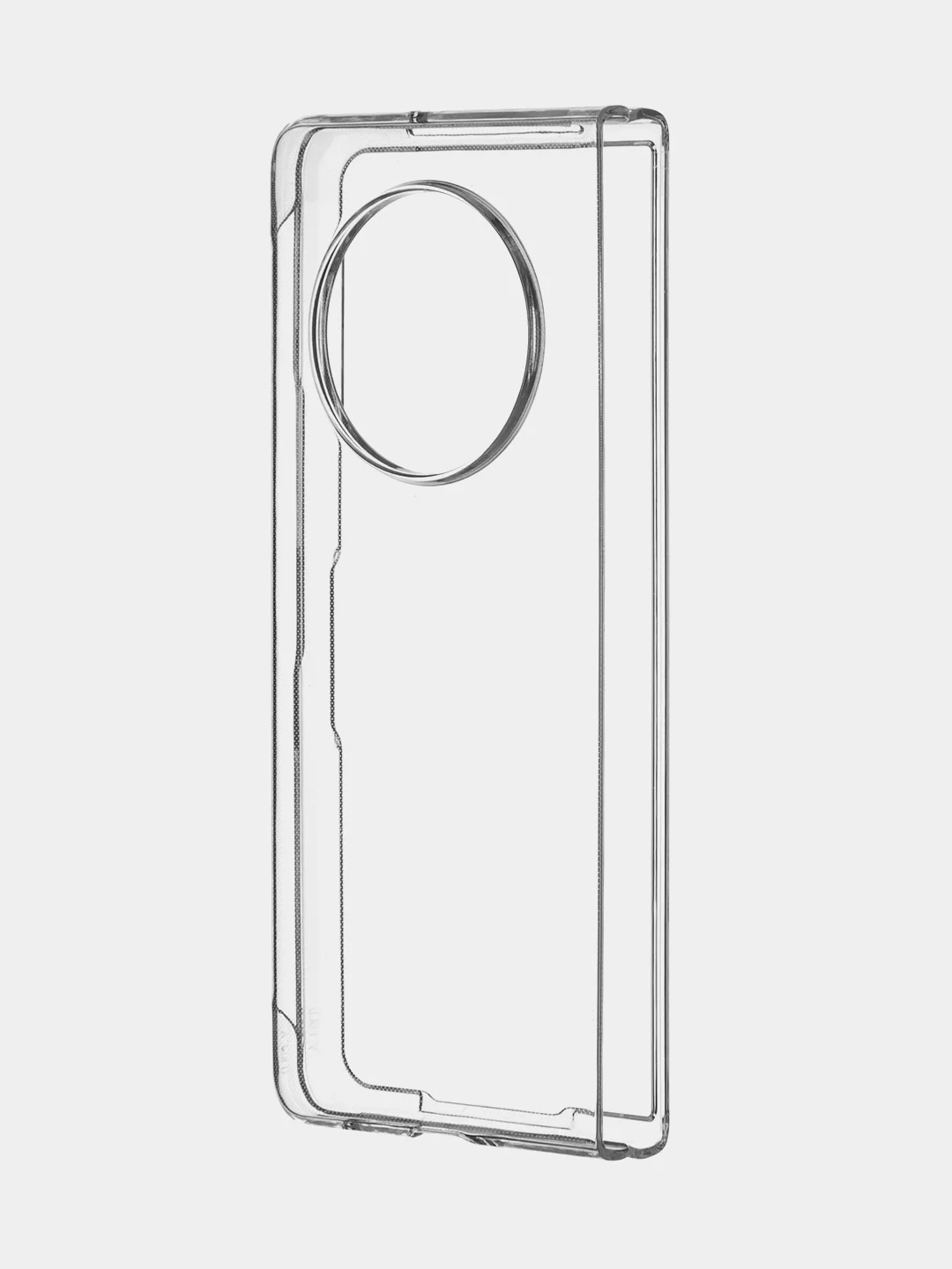 Прозрачный чехол для Tecno Phantom V Fold пластиковый BROSCORP складной прозрачный с защитой камер