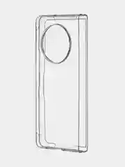 Прозрачный чехол для Tecno Phantom V Fold пластиковый BROSCORP складной прозрачный с защитой камер