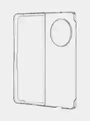 Прозрачный чехол для Tecno Phantom V Fold пластиковый BROSCORP складной прозрачный с защитой камер