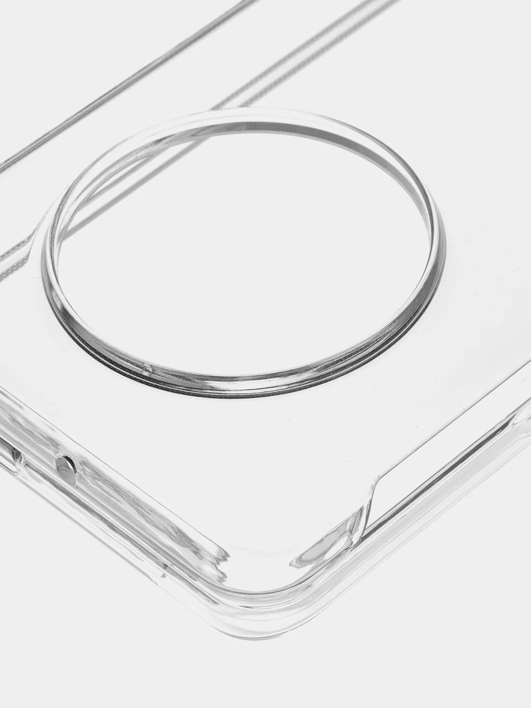 Прозрачный чехол для Tecno Phantom V Fold пластиковый BROSCORP складной прозрачный с защитой камер