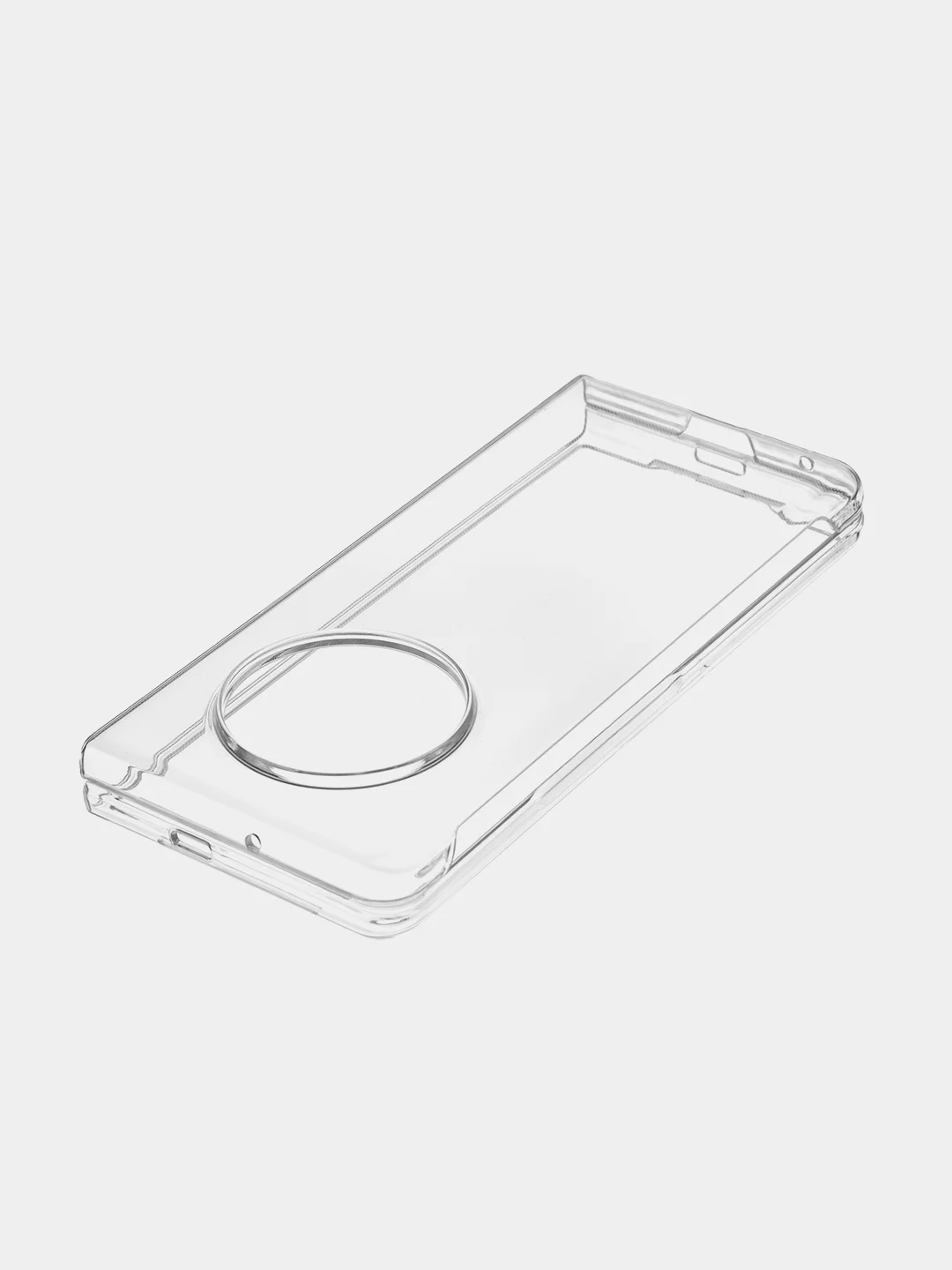 Прозрачный чехол для Tecno Phantom V Fold пластиковый BROSCORP складной прозрачный с защитой камер