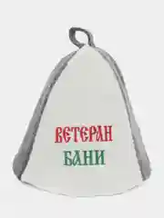 Банный набор "ПАР"нушка (шапка для бани, рукавица, сидушка)