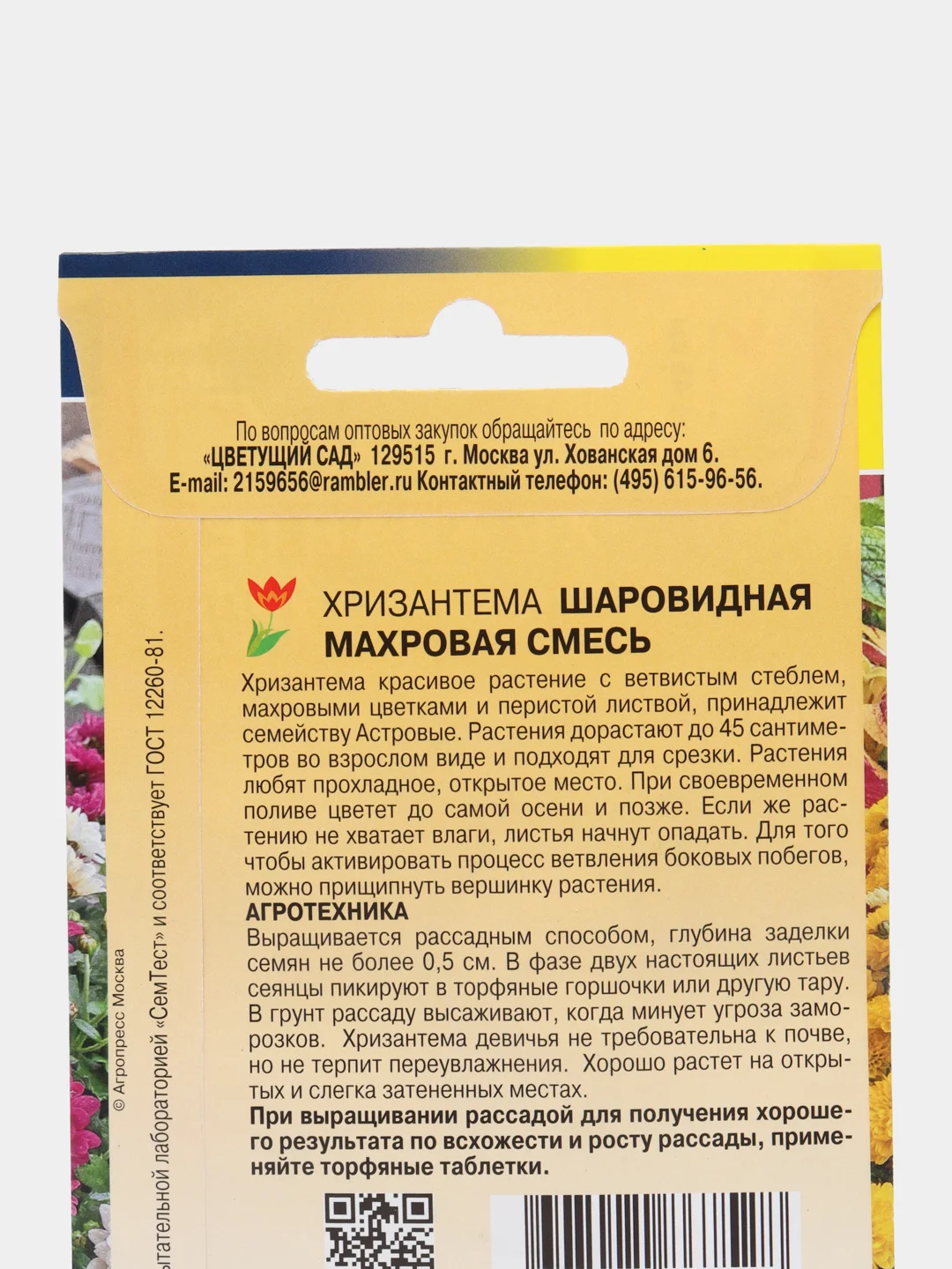 Хризантема Шаровидная Махровая (семена,цветы)