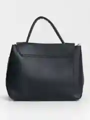 Черный сумка портфель женская, через плечо