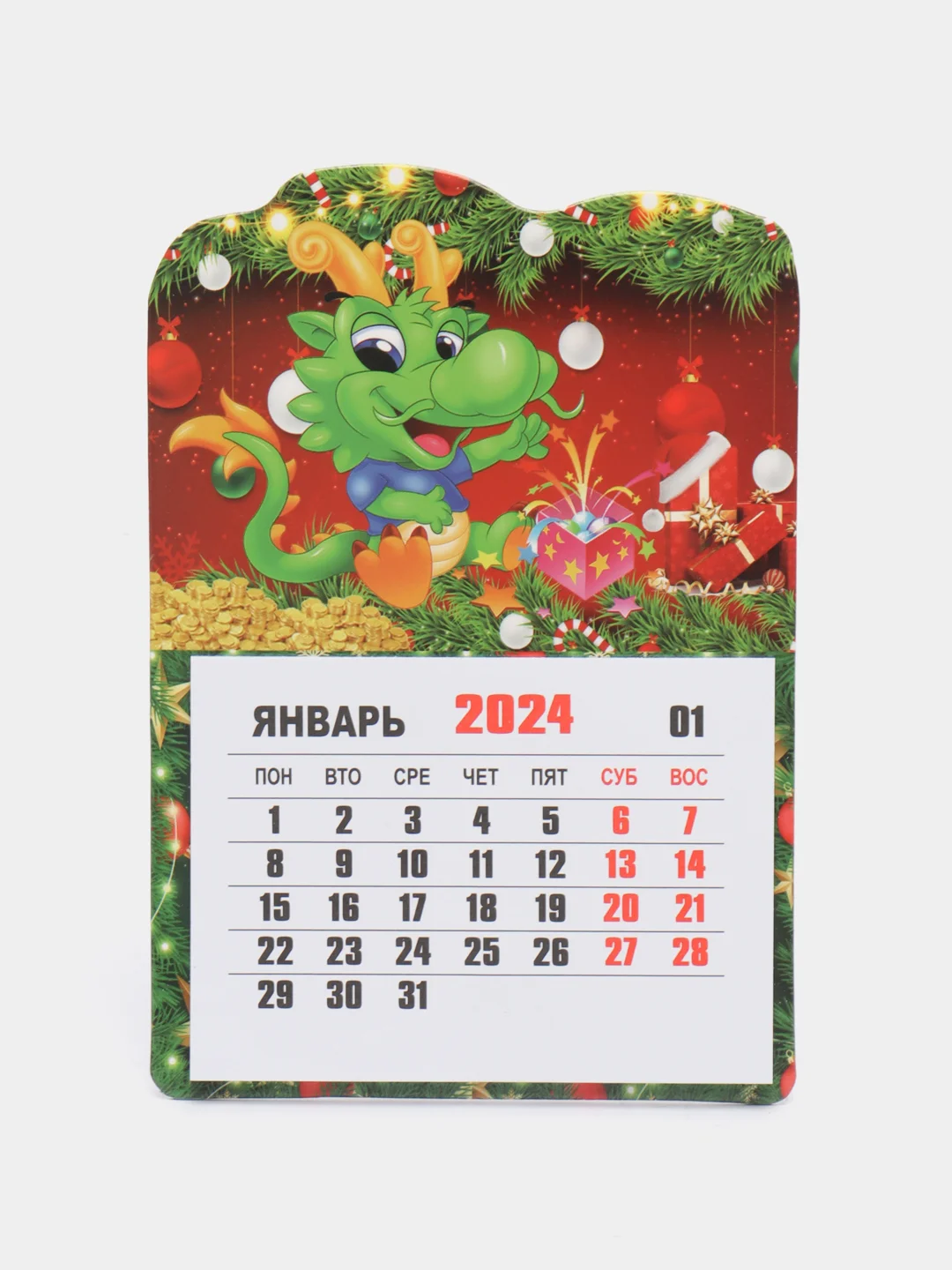 Зеленый календарь отрывной, 2024 год