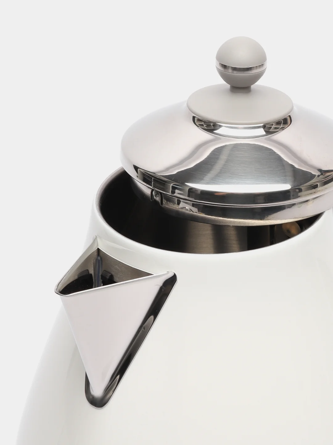 Чайник Delonghi KBOC2001.W 1,7л, 2000 Вт белый, нержавеющая сталь