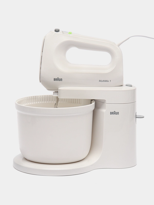 Миксер ручной Braun HM1070WH, 400 Вт, белый