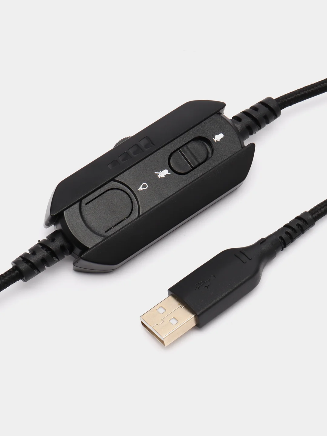 Игровые наушники с микрофоном A4Tech Bloody G580, черные 2м мониторные USB, G580 USB/BLACK