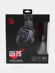 Игровые наушники с микрофоном A4Tech Bloody G575, серые 2 м мониторные USB, G575 USB/ GREY