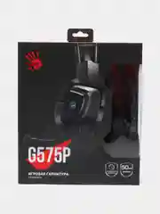 Игровые наушники с микрофоном A4Tech Bloody G575P 2м мониторные (G575P 4PIN+USB/BLACK)