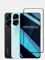 Прозрачный 1-2 шт стекло для Honor 90 Lite, X50i защитное ROSCO прозрачное олеофобное с черной рамкой