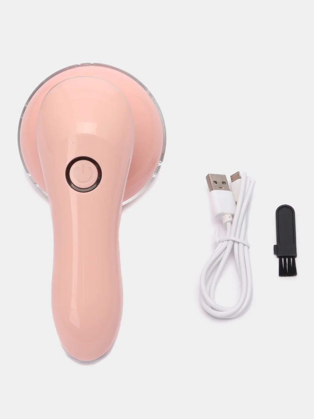 Розовый машинка для удаления катышков, миниклинер с аккумулятором, USB, триммер