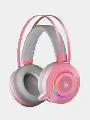 Игровые наушники с микрофоном A4Tech Bloody G521, розовый, 2.3 м, мониторные, USB, G521 Pink