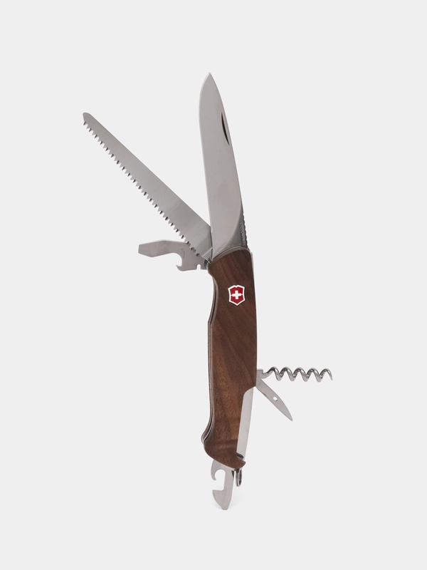 Складной нож Victorinox RangerWood 55, 10 функций, 130 мм, дерево, 0.9561.63