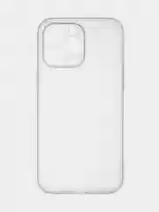 Белый чехол для iPhone 15, 14, 13 Pro, Max, Plus, Mini, ребристый, силиконовый, BROSCORP, карбон