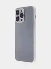 Белый чехол для iPhone 15, 14, 13 Pro, Max, Plus, Mini, ребристый, силиконовый, BROSCORP, карбон