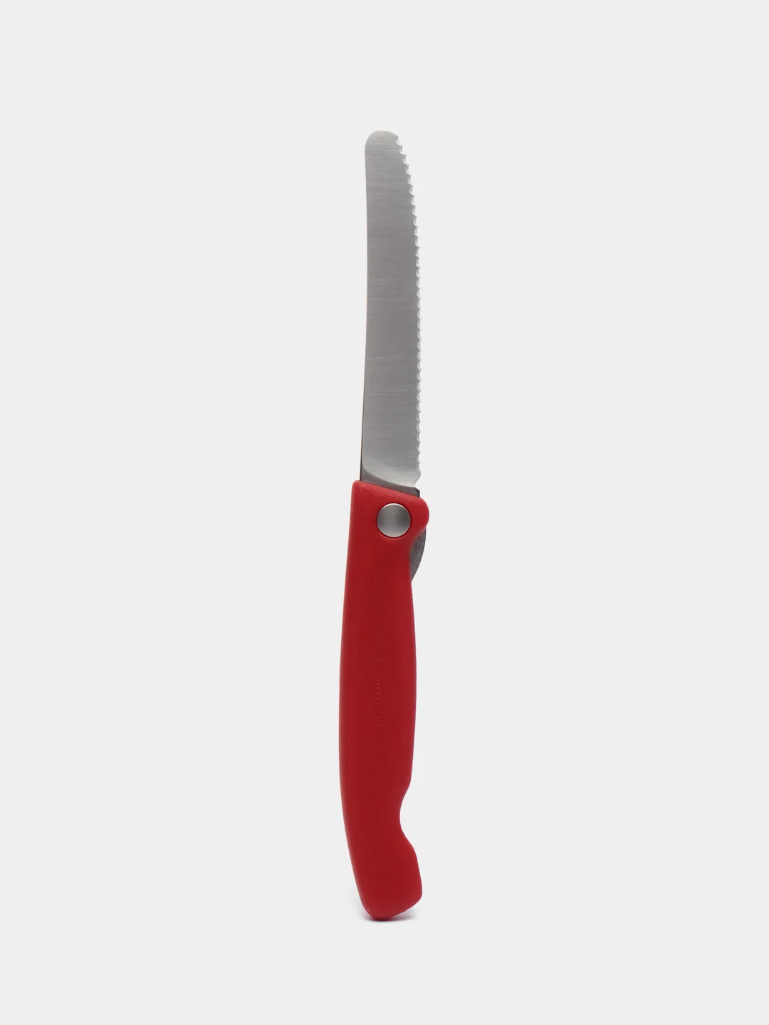 Нож кухонный Victorinox Swiss Classic, столовый, 110 мм, заточка серрейтор, красный