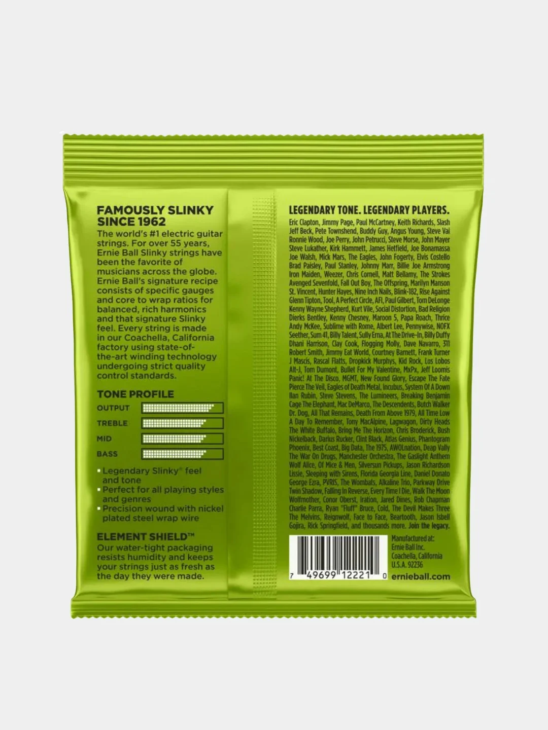 Струны для электрогитары Ernie Ball Nickel Wound всех калибров