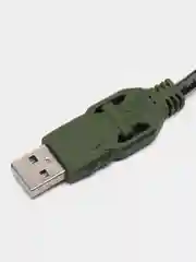 Игровые наушники с микрофоном A4Tech Bloody J450 черный, зеленый, 1.8 м, мониторные J450