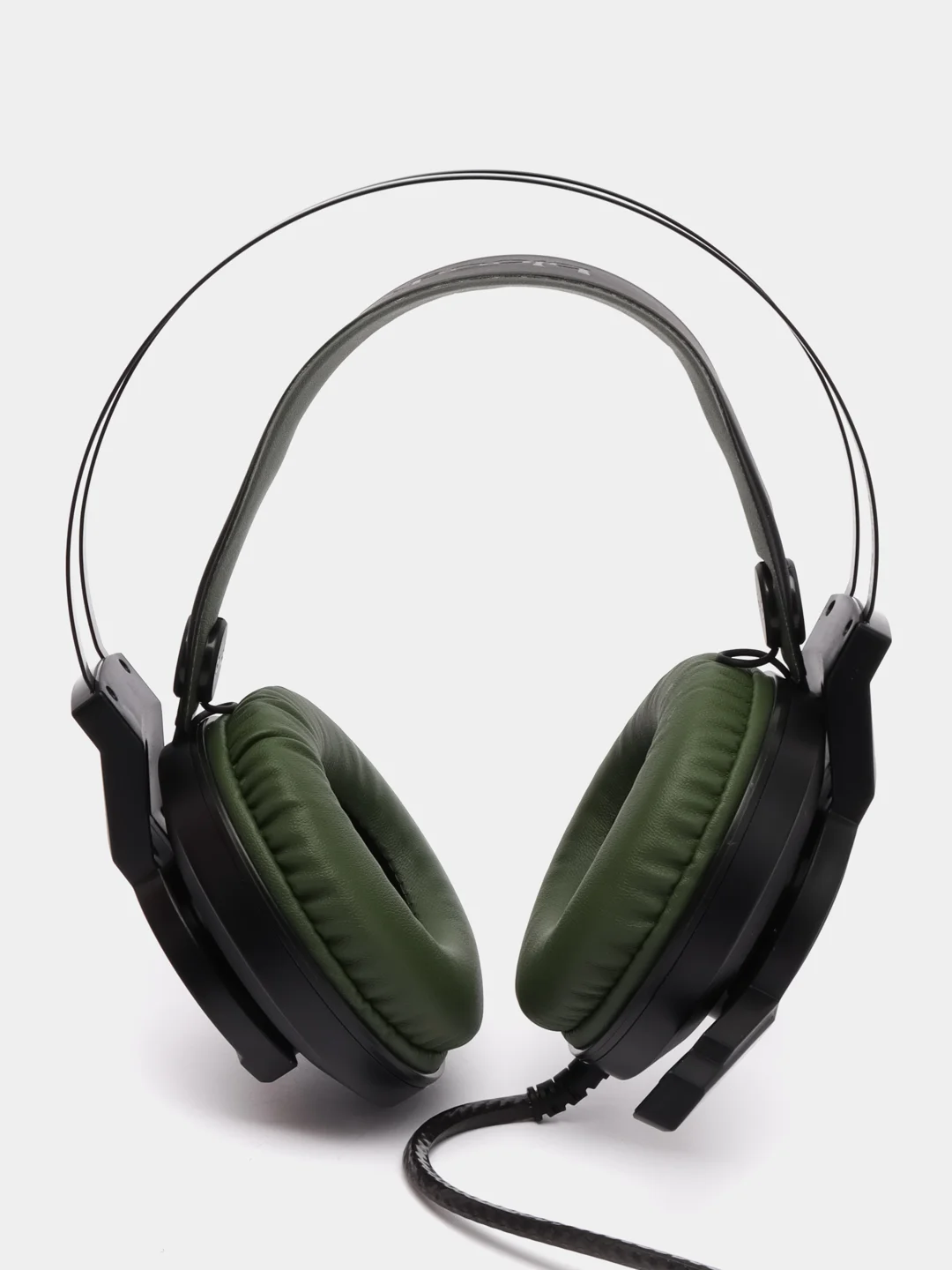 Игровые наушники с микрофоном A4Tech Bloody J450 черный, зеленый, 1.8 м, мониторные J450
