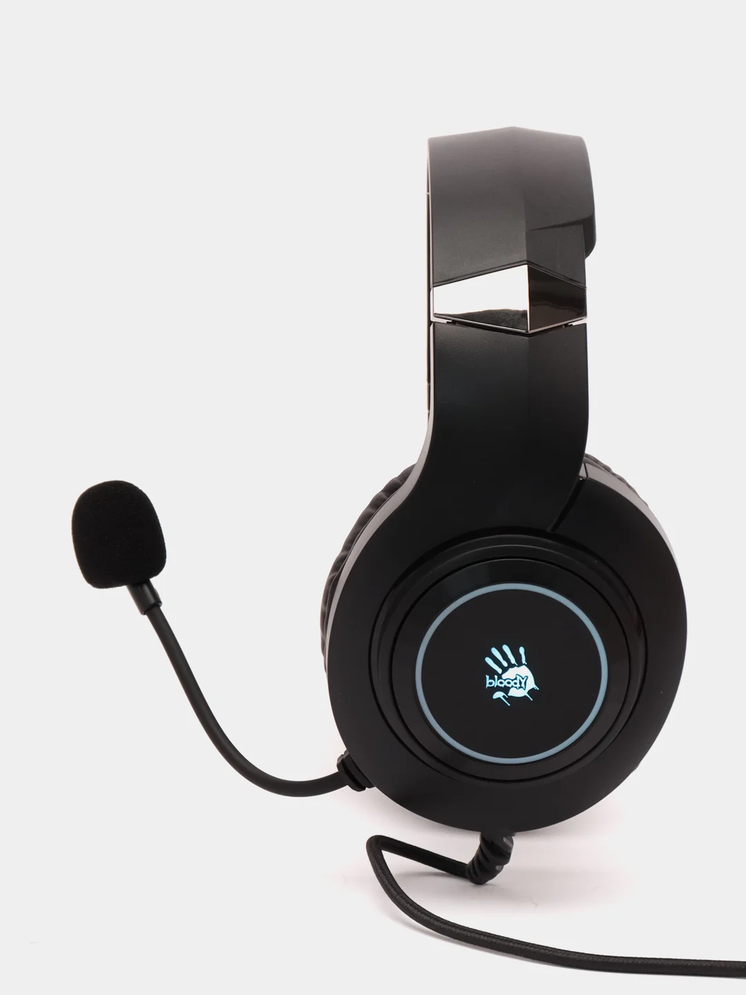 Игровые наушники с микрофоном A4Tech Bloody G220S, черный, 2 м, мониторные, USB