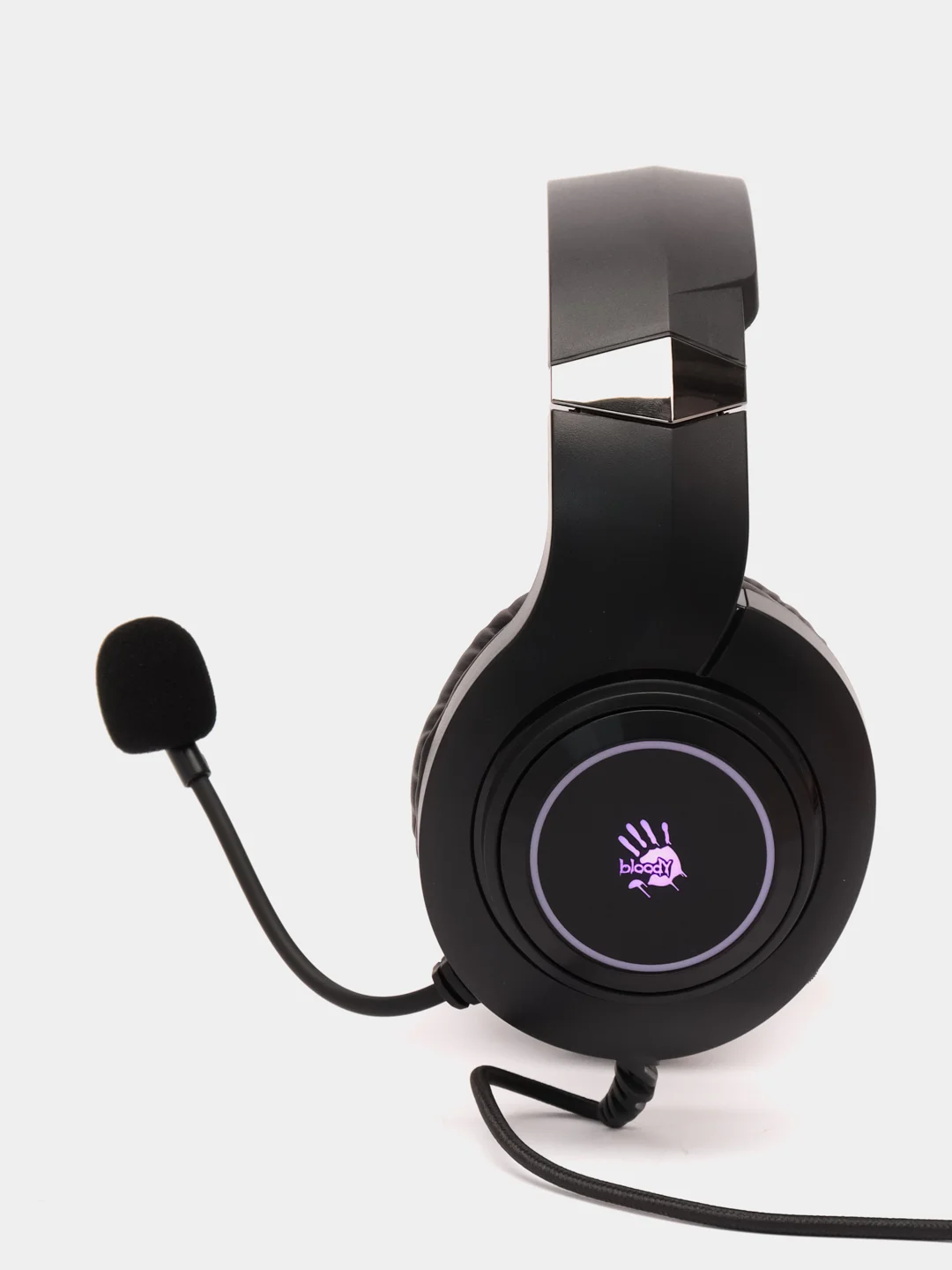 Игровые наушники с микрофоном A4Tech Bloody G220S, черный, 2 м, мониторные, USB
