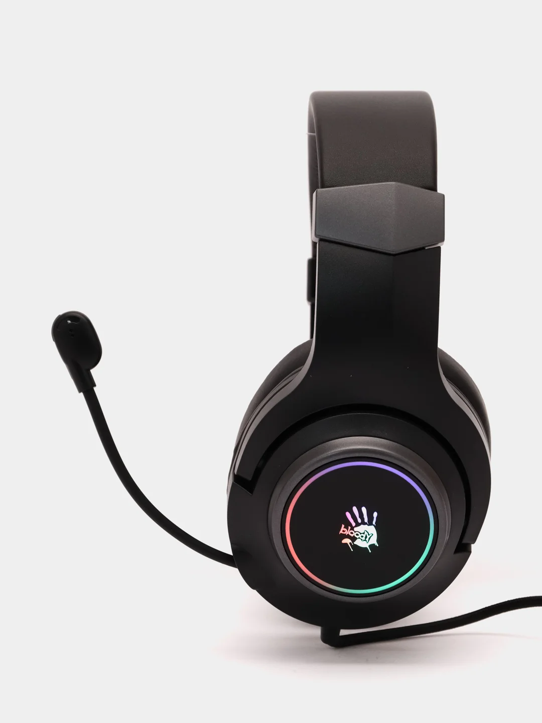Игровые наушники с микрофоном A4Tech Bloody G350, черный, 2 м, мониторные, G350 USB, black