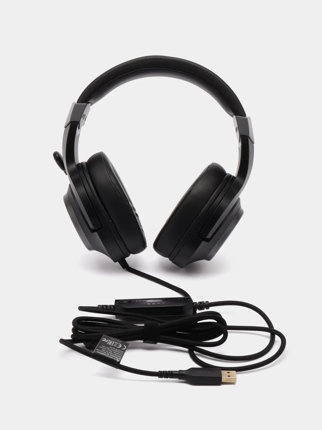 Игровые наушники с микрофоном A4Tech Bloody G350, черный, 2 м, мониторные, G350 USB, black