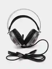 Игровые наушники с микрофоном A4Tech Bloody J200S, серый, 2 м, мониторные, USB J200S