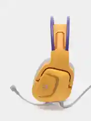 Игровые наушники с микрофоном A4Tech Bloody G575, желтые/фиолетовые, 2 м, мониторные USB