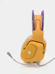Игровые наушники с микрофоном A4Tech Bloody G575, желтые/фиолетовые, 2 м, мониторные USB