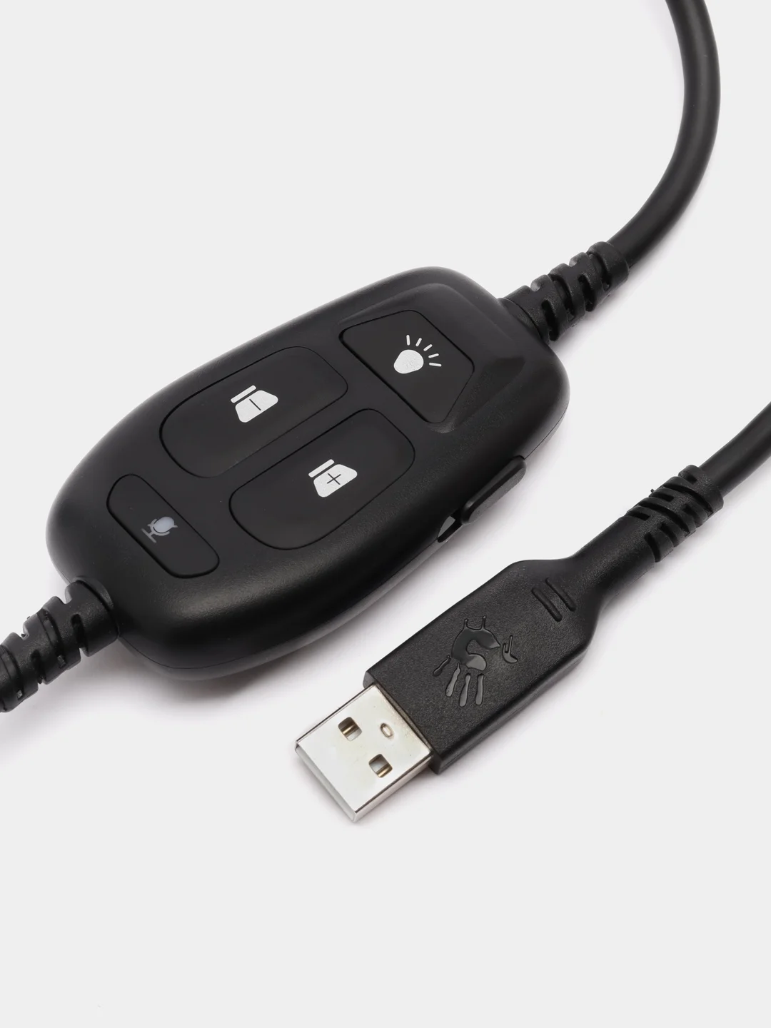 Игровые наушники с микрофоном A4Tech Bloody MC750, серый, 2.3 м, мониторные USB MC750 GREY