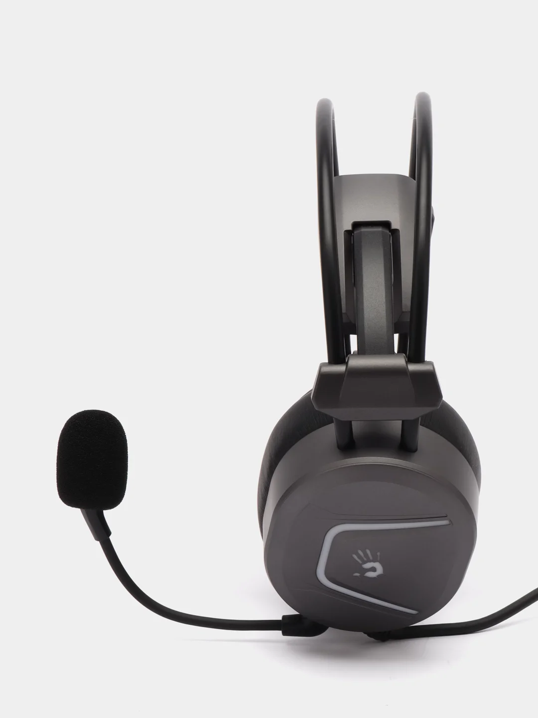 Игровые наушники с микрофоном A4Tech Bloody MC750, серый, 2.3 м, мониторные USB MC750 GREY
