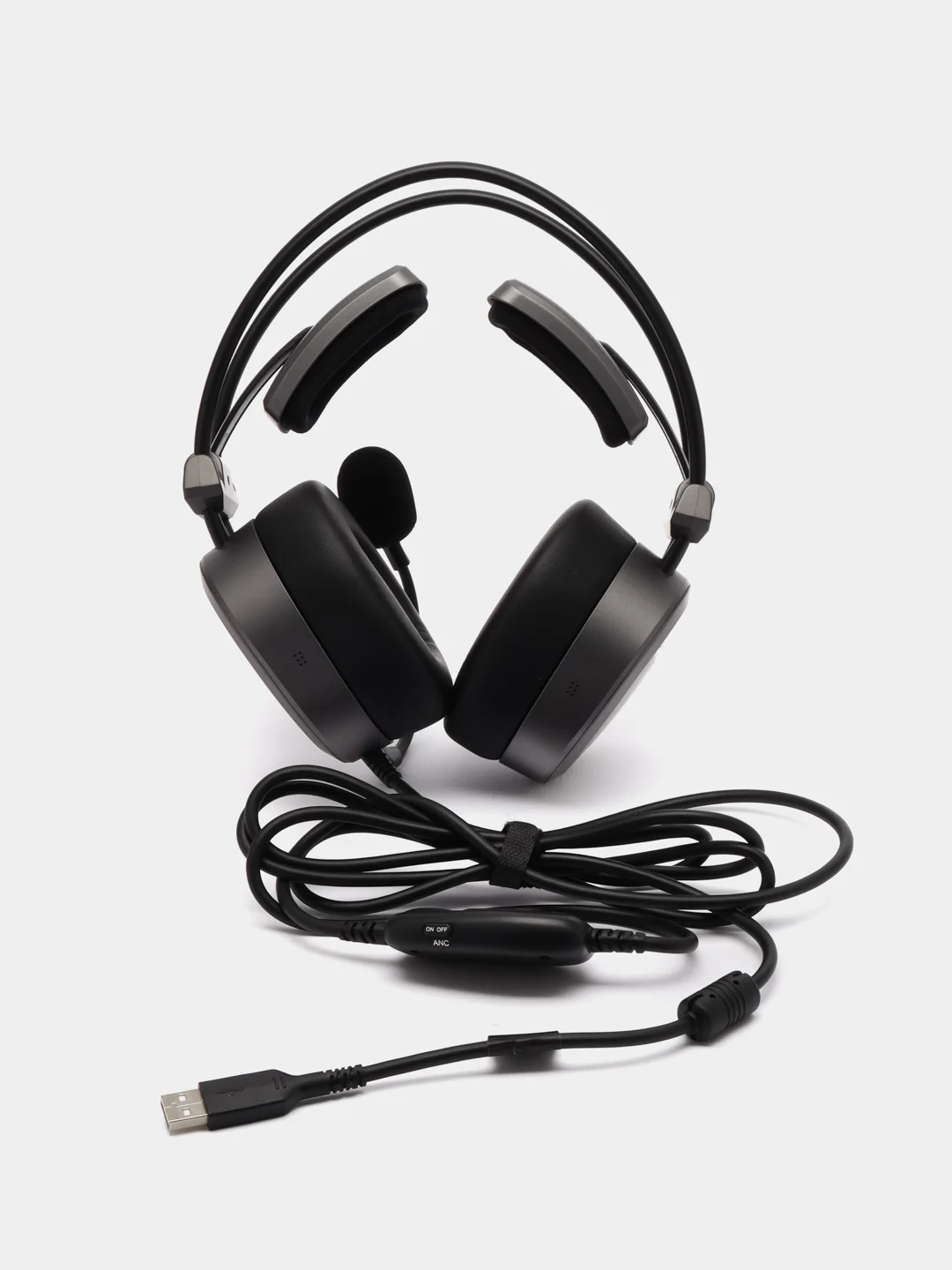 Игровые наушники с микрофоном A4Tech Bloody MC750, серый, 2.3 м, мониторные USB MC750 GREY