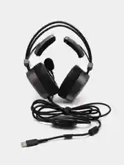 Игровые наушники с микрофоном A4Tech Bloody MC750, серый, 2.3 м, мониторные USB MC750 GREY