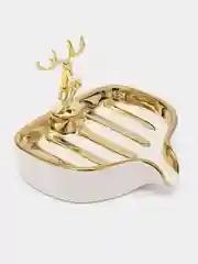 Белый оригинальная керамическая мыльница