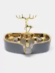 Серый оригинальная керамическая мыльница