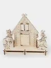 Теремок, сказка для театра деревянных игрушек, КубиГрад
