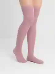 Розовый гольфы женские из хлопка, чулки