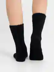 Носки черные, подростковые, женские, норковые, шерстяные, 37-41