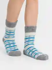 Серый носки шерстяные тёплые зимние новогодние женские мужские,