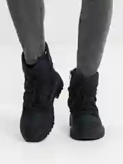 Черный дутики женские, Lion