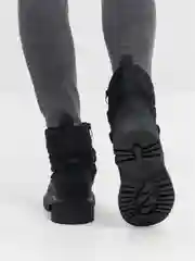 Черный дутики женские, Lion