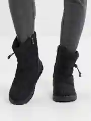 Черный дутики женские зимние