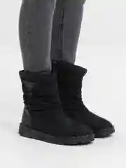 Черный дутики женские зимние