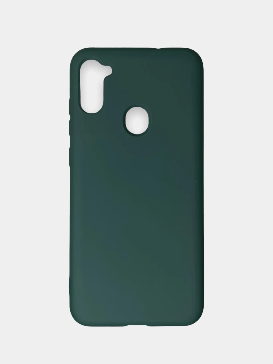 Тёмно-зелёный чехол Samsung Galaxy A11 / M11, Самсунг Галакси А11 / М11 силиконовый Silicone Cover