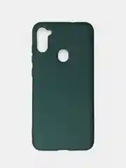 Тёмно-зелёный чехол Samsung Galaxy A11 / M11, Самсунг Галакси А11 / М11 силиконовый Silicone Cover