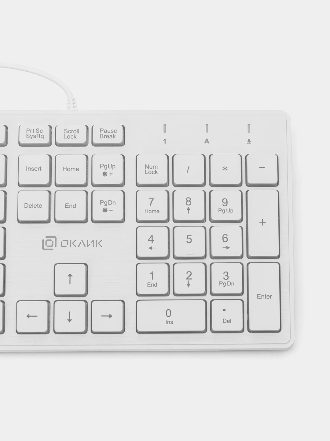 Клавиатура Oklick 550ML, USB, белый, 1061618