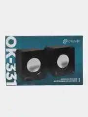 Колонки Oklick OK-331, 2.0, черный, 440404