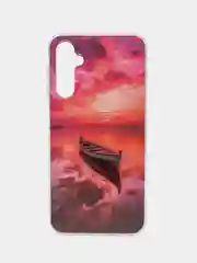 Коралловый чехол для Samsung Galaxy A24 / Самсунг Галакси А24, силиконовый, с рисунком